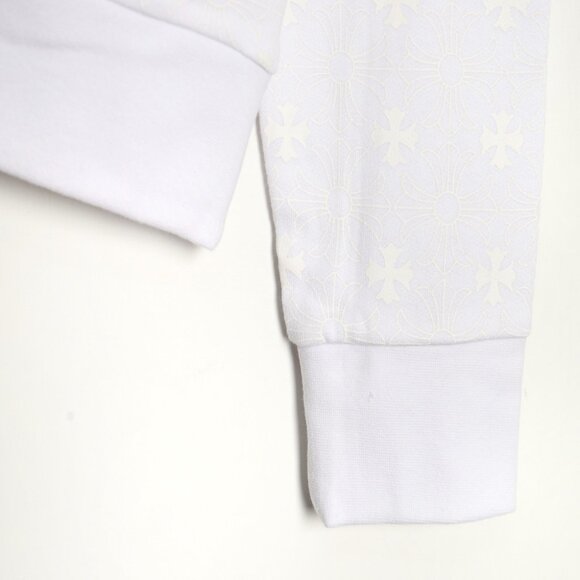 Chrome Hearts Plus Cross Horseshoe Hoodie White - Picture 8 of 9